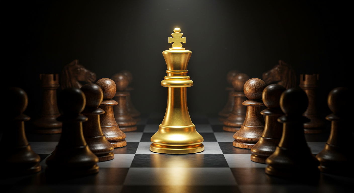 独身男の防衛戦略を象徴する、盾と城壁のイメージ画像