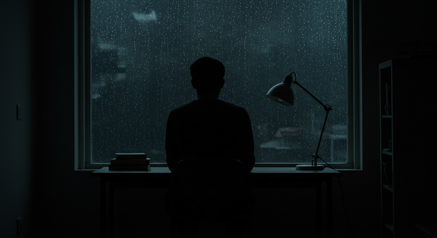 保険で失敗した過去を後悔する男のイメージ画像